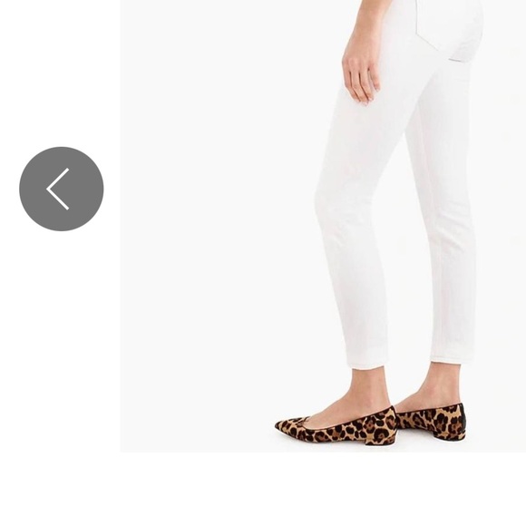 J Crew 28/30  Mercantile Mid Rise Skinny Jeans in Frost White Denim - Picture 2 of 6